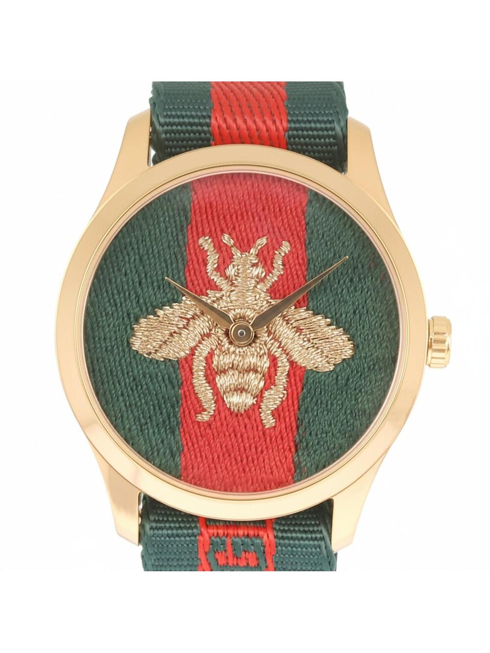 Gucci Timeless Quartz Nato Band Watch #357507F55B